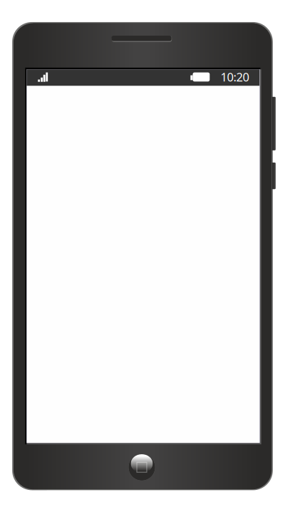Black Smart Phone clipart