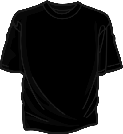 Black T-Shirt clipart