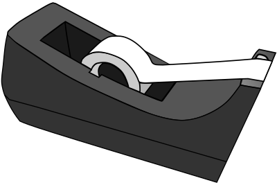 Black tape clipart