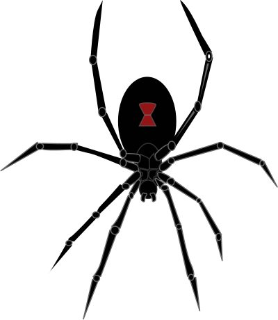 Black Widow Spider clipart