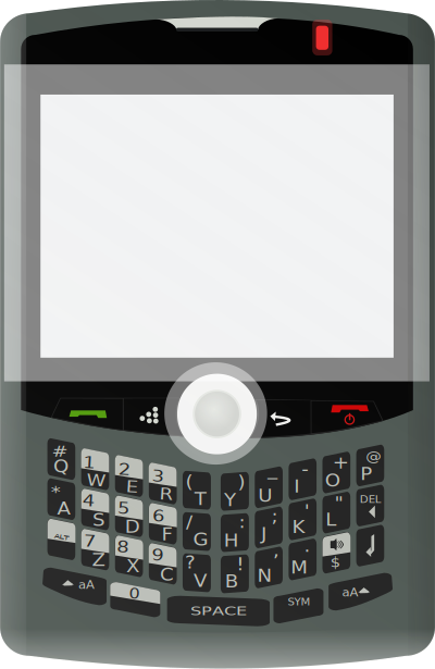 Blackberry Curve 8330 clipart
