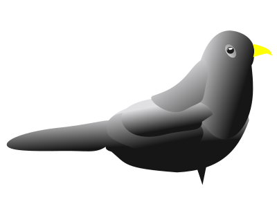 Blackbird3 clipart