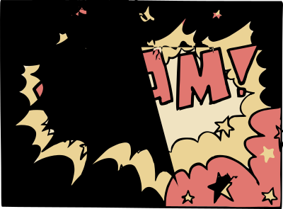 Blam! clipart