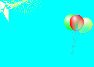Blank birthday card clipart