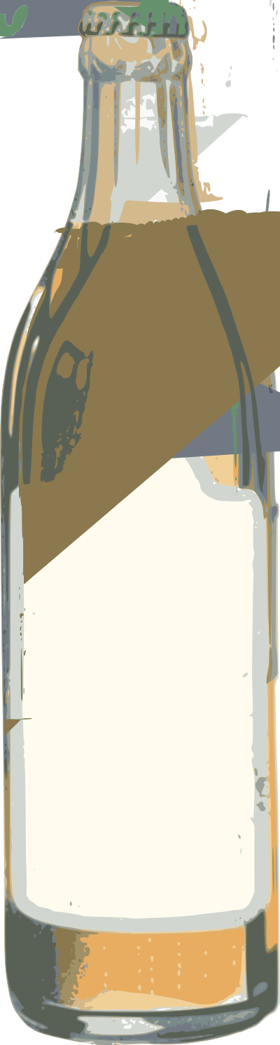 Blank Bottle clipart