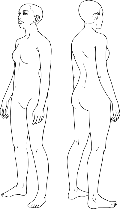 Blank Female clipart
