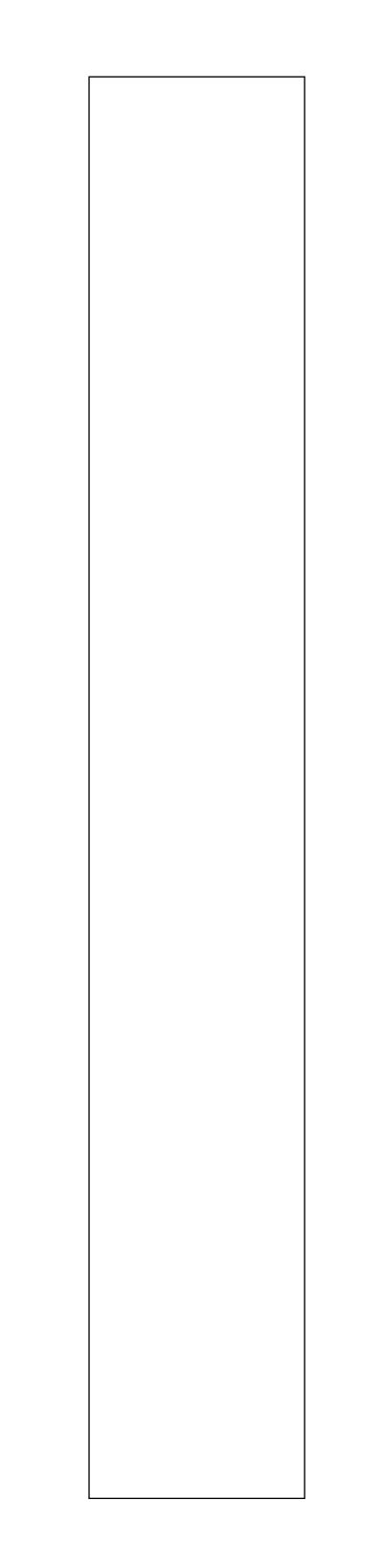 Blank Vertical Svg candle clipart