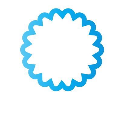 Blank white sticker clipart