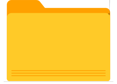 Blank Yellow Folder clipart