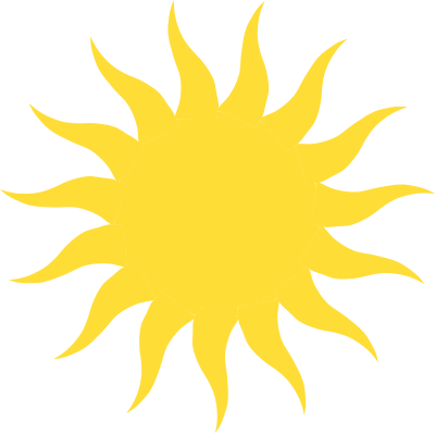 Blazing Sun clipart