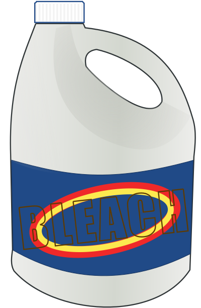 Bleach bottle clipart
