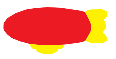 Blimp refixed clipart