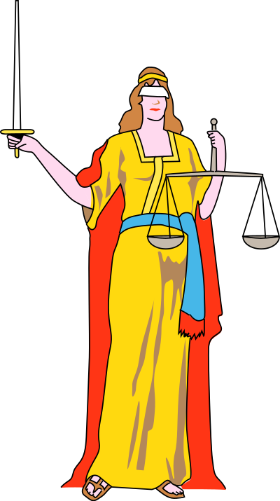 Blind Justice clipart