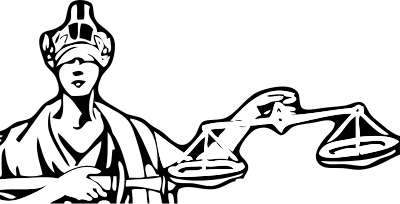 Blind Justice clipart