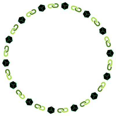 Blockchain Frame clipart