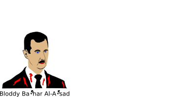 Bloddy Bashar Al-Assad clipart