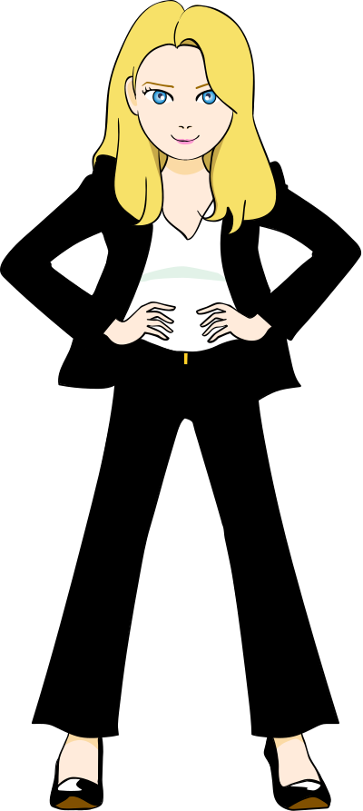Blonde Woman (#2) clipart
