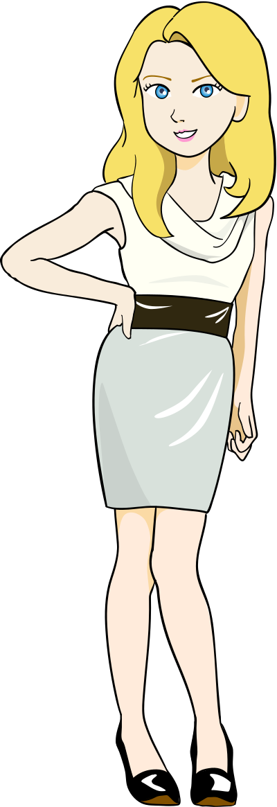 Blonde Woman clipart