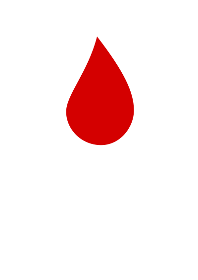 Blood drop clipart
