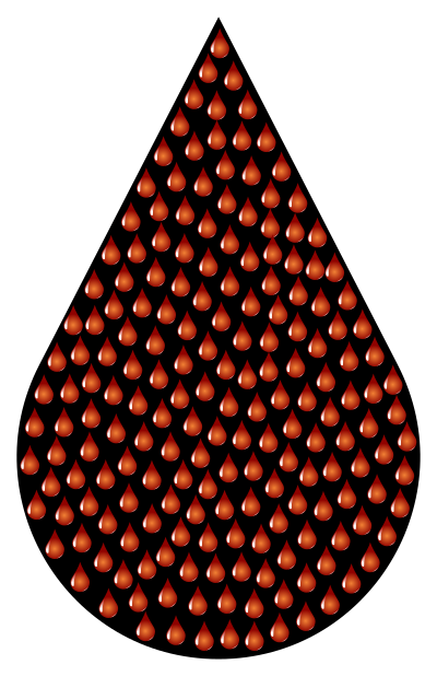Blood Drop Fractal Type II clipart