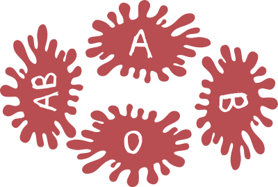 Blood Types Splash clipart