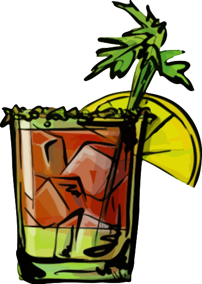 Bloody Mary cocktail clipart