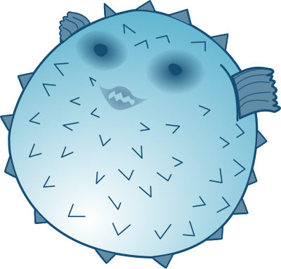 Blowfish clipart