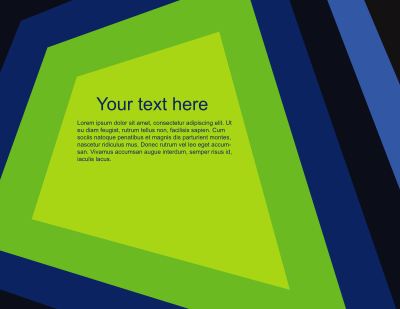 Blue and green background with text clipart