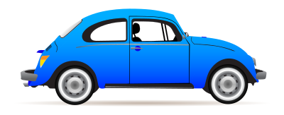 Blue Beetle Profile clipart