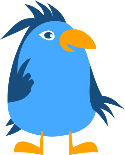 Blue bird clipart