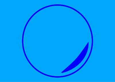 Blue bubble clipart