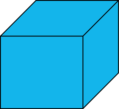 Blue Cube clipart