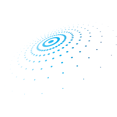 Blue dotted design element clipart
