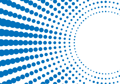Blue dotted halftone pattern clipart