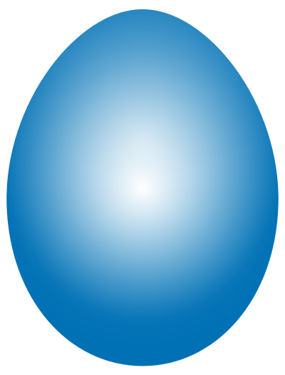 Blue Easter Egg clipart
