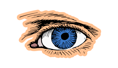Blue eye clipart