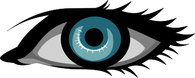 Blue eye clipart