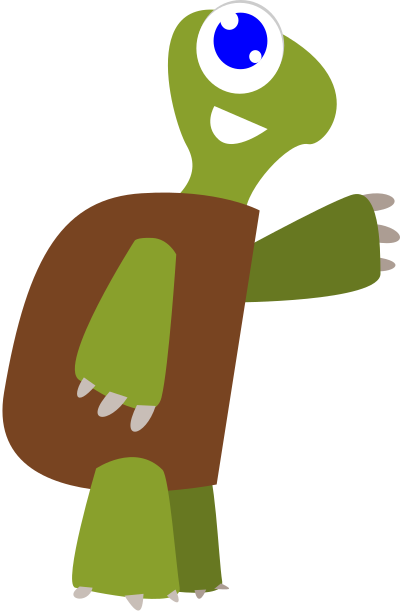 Blue-Eyed Turtle clipart