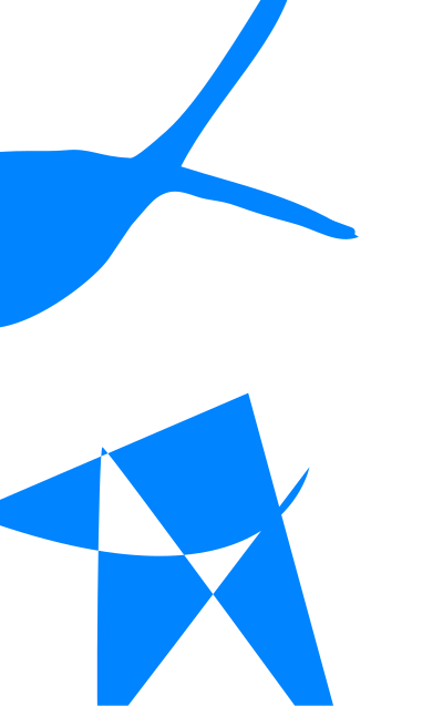 Blue fits vertical composition clipart