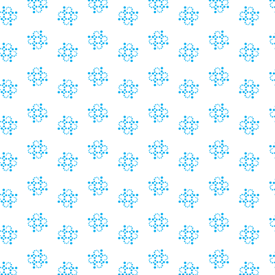 Blue floral decorative pattern clipart