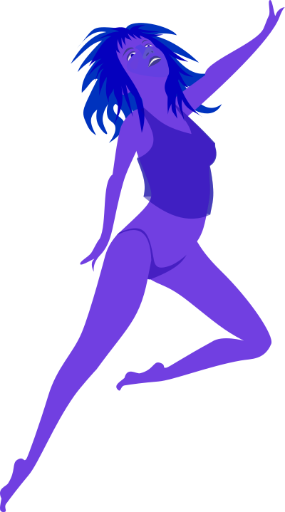 Blue Girl clipart