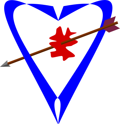 Blue heart clipart