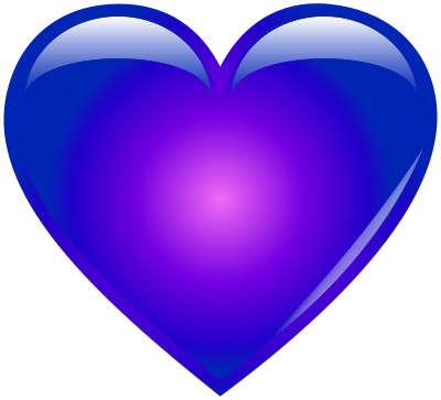 Blue Heart clipart