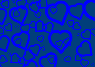 Blue Hearts clipart