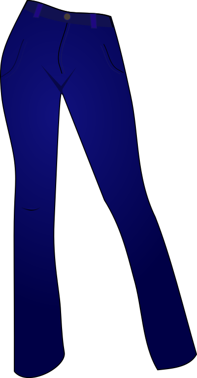 Blue jeans clipart