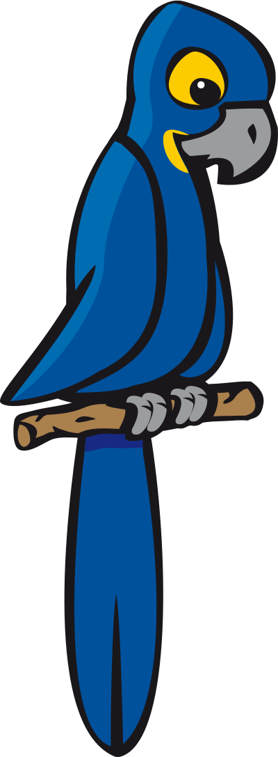 Blue Macaw clipart