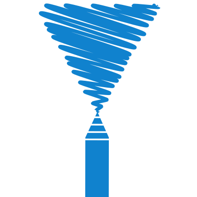 Blue marker clipart