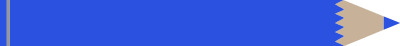 Blue pencil clipart