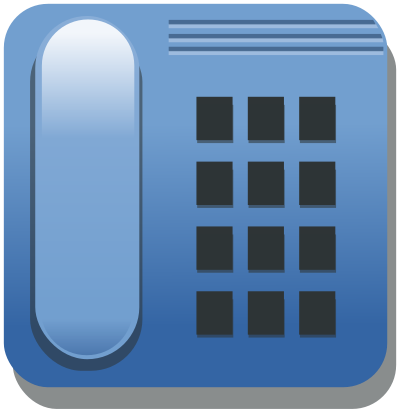Blue Phone clipart