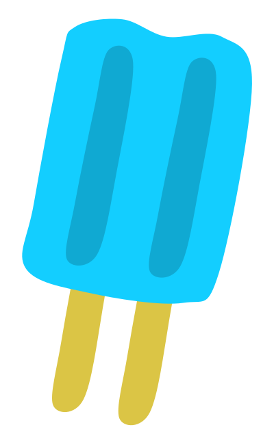 Blue Popsicle clipart